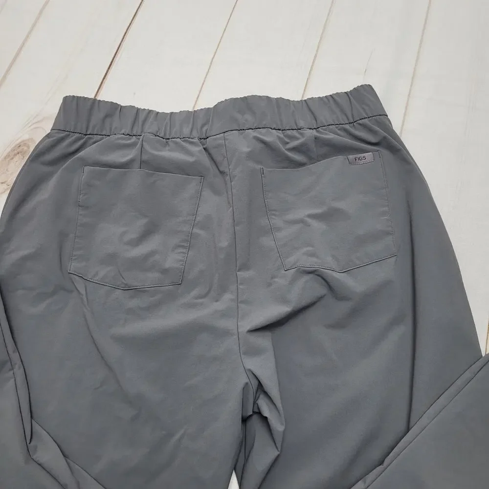 Figs pro Tailors tailored trouser pants gray slim straight